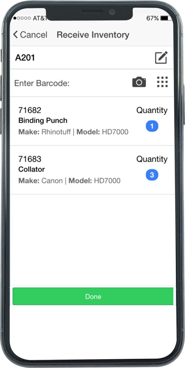 Barcode Scanning System Screenshot 2