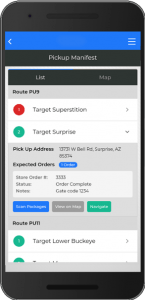 Quick Base Geocode App screen