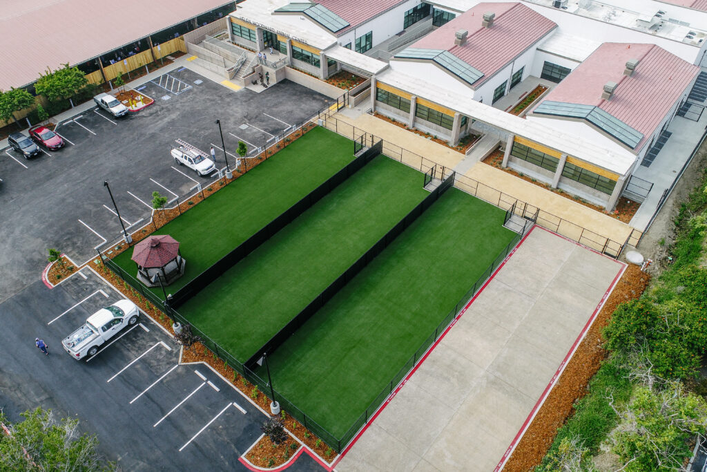 Commercial Artificial Grass Installation